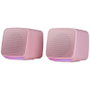 Mars Gaming MS-PRO Altavoces 2.0 Rosa con Iluminación RGB Flow